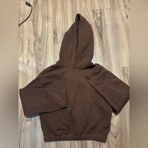 Zara cropped hoodie